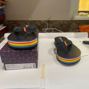 Tory Burch Flip Flops size 8